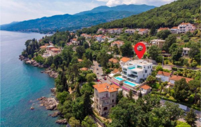 Beautiful apartment in Opatija with Outdoor swimming pool, Heated swimming pool and 4 Bedrooms